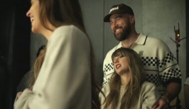Taylor Swift Sneakily Shares a Clip of Travis Kelce With Her on the 'Patient Zero' Set