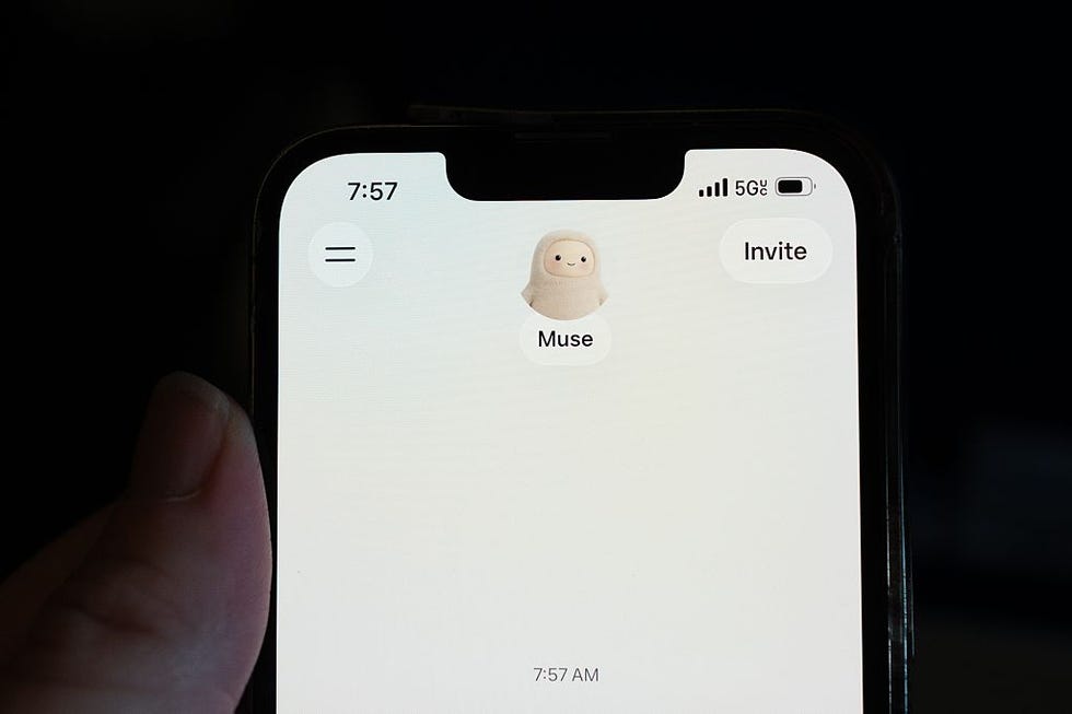 Meta Muse App a person uses the meta muse artificial intelligence agent app on a smartphone, san francisco, california, september 29, 2026. (photo by smith collection/gado/getty images)