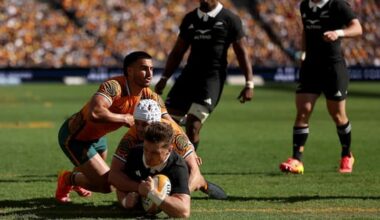 All Blacks extend winning streak against Wallabies after explosive first-half