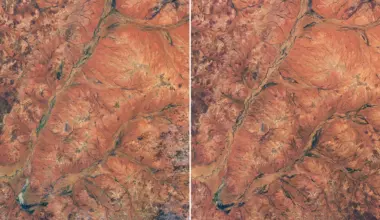 NASA captures a stunning transformation in Australia's red outback