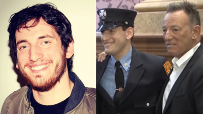 Bruce Springsteen’s youngest son, Sam, grew up with a rock legend for a dad, but followed a different dream and became a Jersey City firefighter