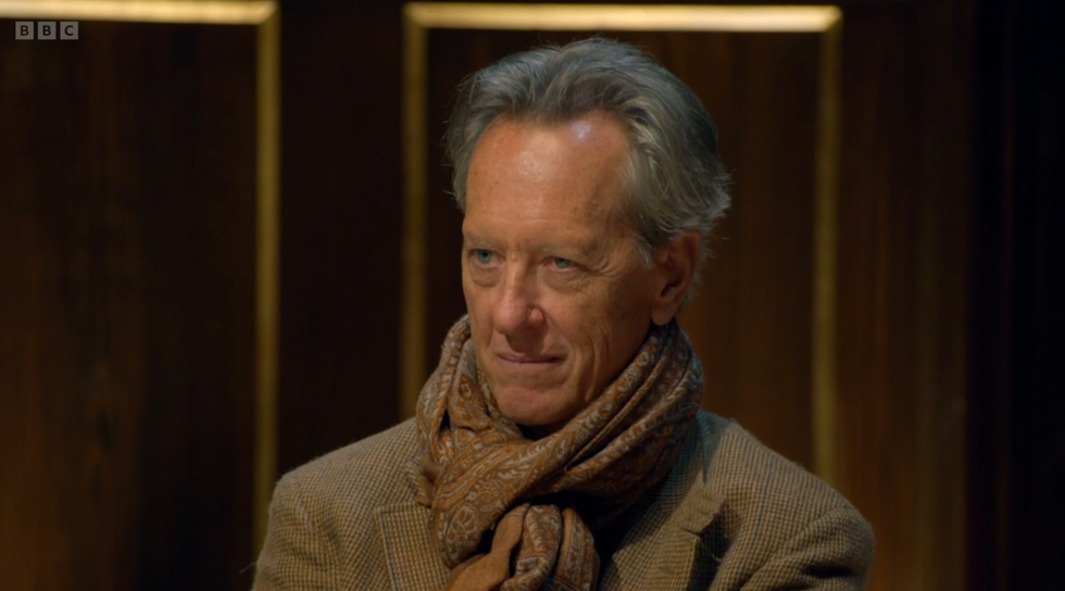 Richard E Grant in Celebrity Traitors 2026 richard e grant in celebrity traitors 2026