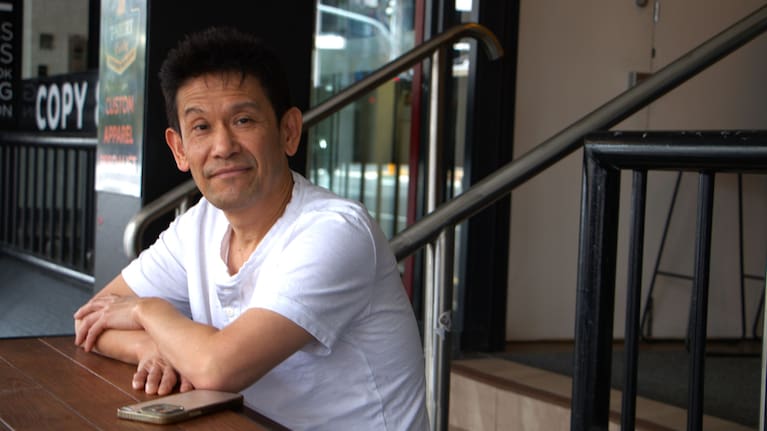 Cafe and salon owner Neil Seck.