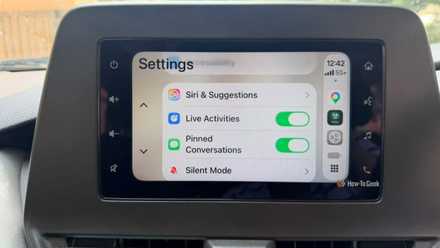 CarPlay settings