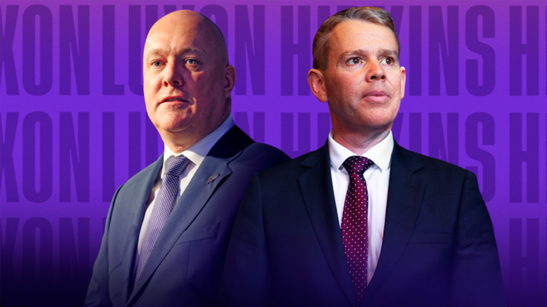 Christopher Luxon and Chris Hipkins