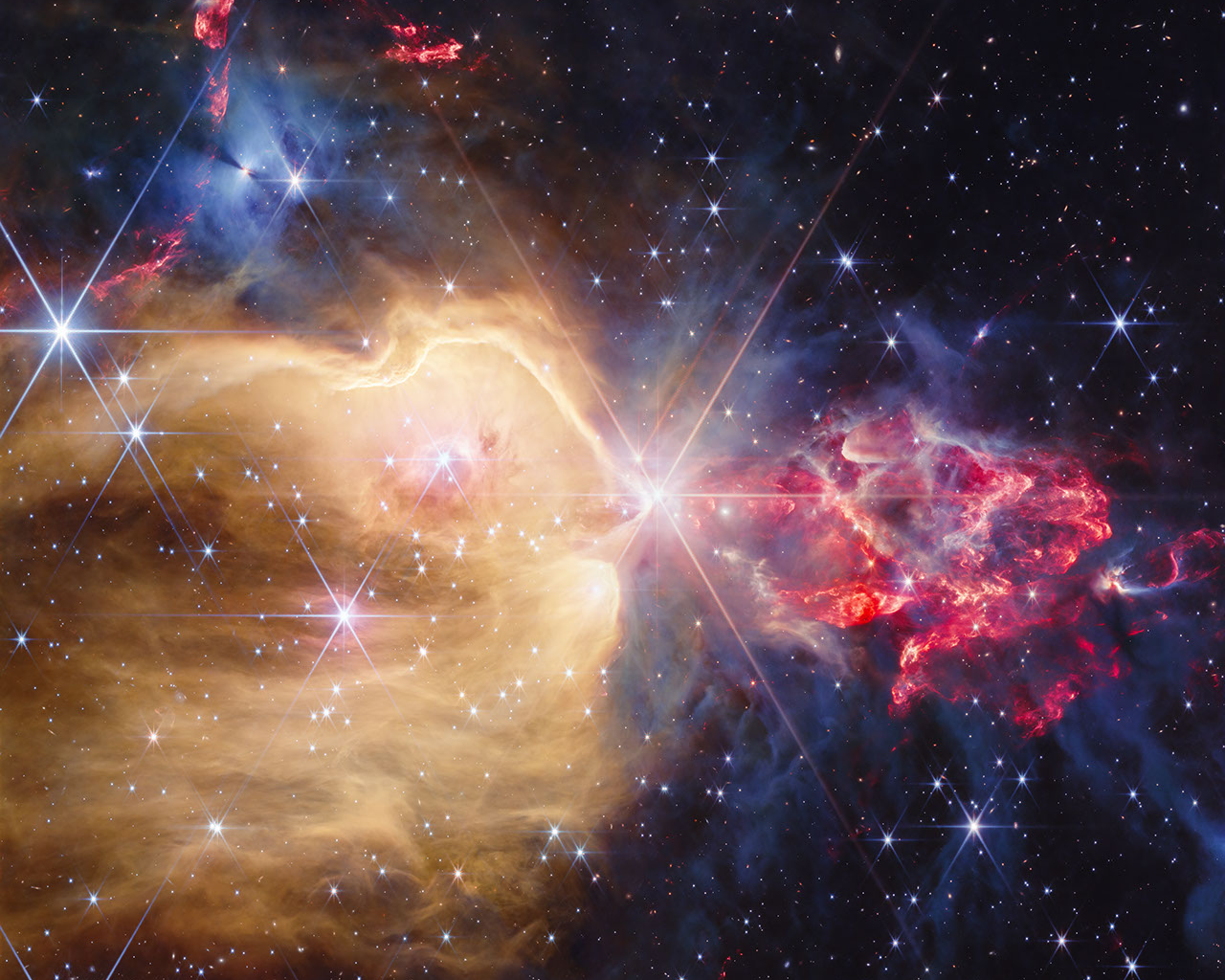 NASA's Webb Captures Commotion From Nebula’s Stellar Jets