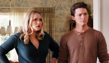 Emily Osment as Mandy, Montana Jordan as Georgie in Young Sheldon