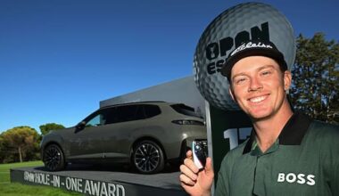 Kiwi Hillier wins BMW with hole-in-one despite mishit at Spanish Open