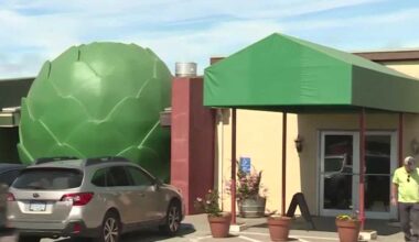 Castroville giant artichoke sculpture tied to building sale