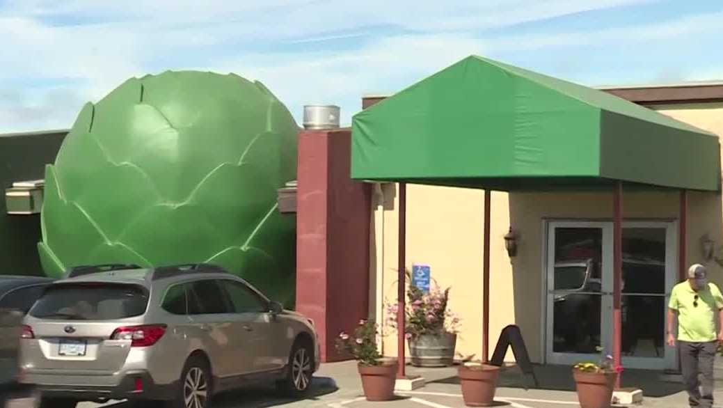 Castroville giant artichoke sculpture tied to building sale