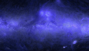 A semi-interactive view of our night sky through different imaging modes: UV, natural light, and infrared