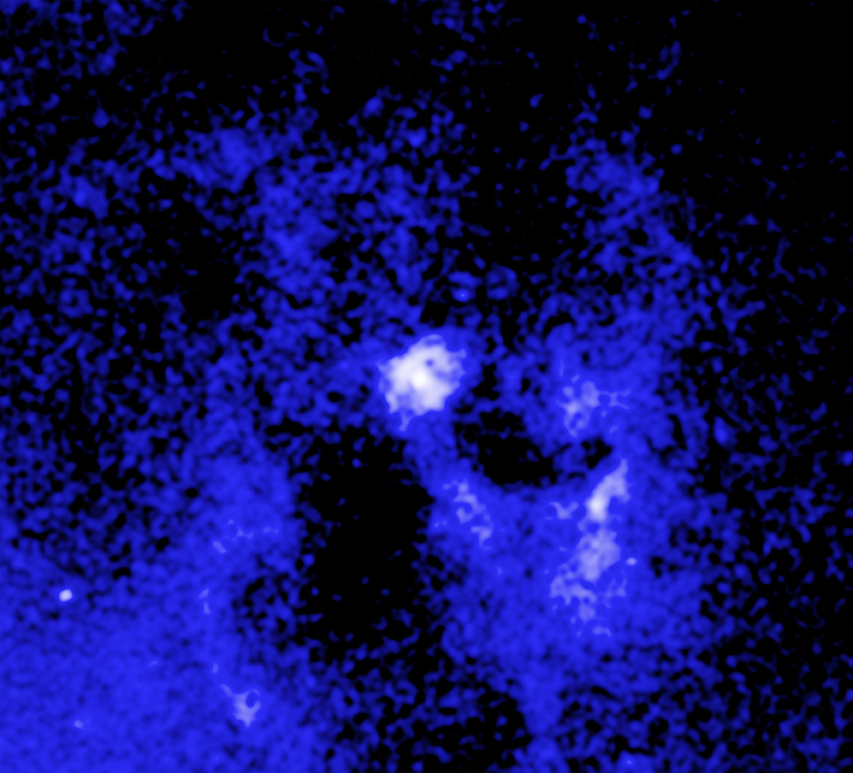 X-ray image showing the 'Death Star' black hole at the centre of NGC 5044. X-ray: NASA/CXC/Univ. of Bologna/F. Ubertosi; Image Processing: NASA/CXC/SAO/N. Wolk
