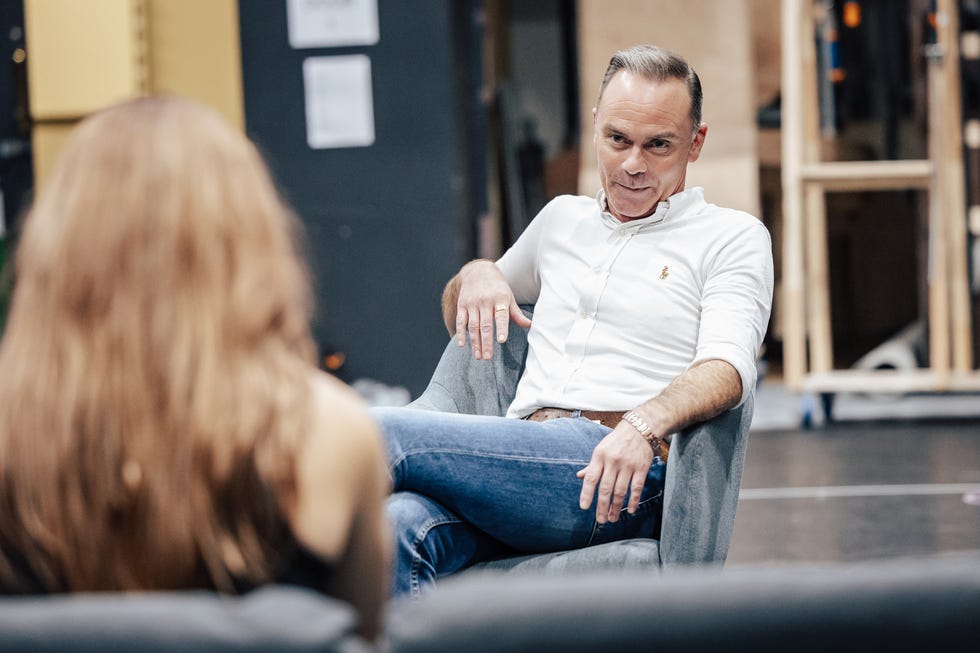 Daniel Brocklebank, The Hunger Games On Stage rehearsal daniel brocklebank, the hunger games on stage rehearsal