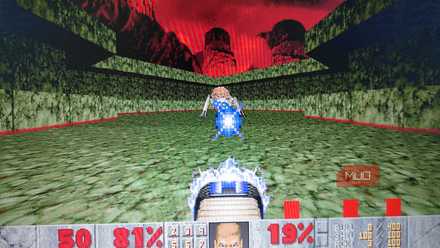 Doom running with DLSS Swapper enabled