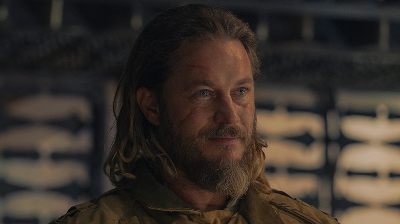 Travis Fimmel as the deadly Desmond thinks ahead, in Dune: Prophecy