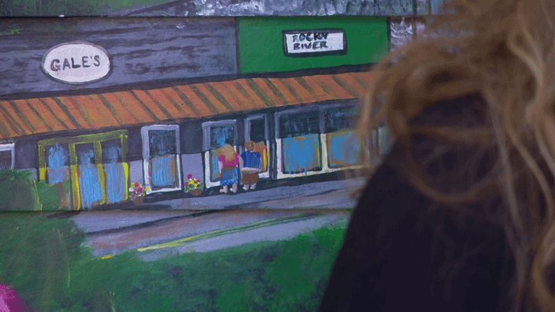 SEPT. 2026 - A new mural on the side of Bubba O'Leary's General Store in Chimney Rock, North Carolina. (Photo: WLOS Staff)