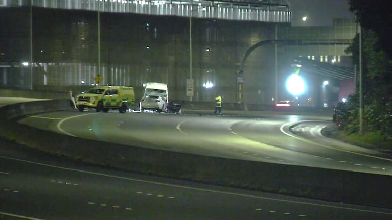 Emergency services responded to the two-vehicle crash on southbound lanes of State Highway 1 overnight.