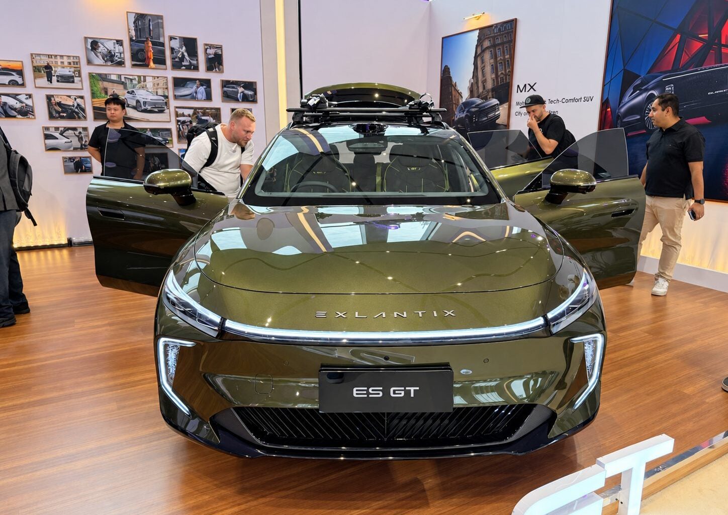 Exlantix ES GT shooting brake on display at the Exeed summit in Shanghai