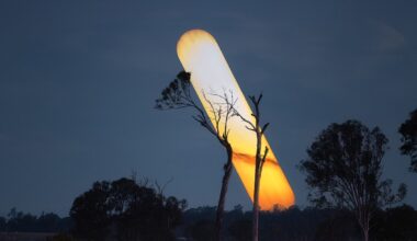 Moon trail captured during the 2026 Hunter