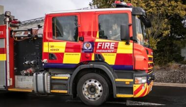 Fire truck rolls while racing to Manawatū blaze, three injured