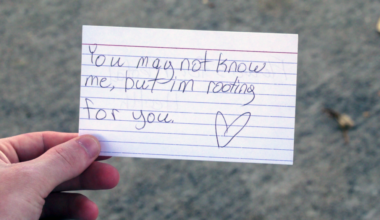 Local group uses flowers, notes to spread mental health awareness