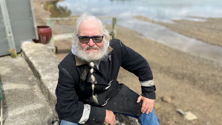 Fourth generation Whananaki North resident Brian Meadows' family link to Whananaki Wharf Road began with this great grandfather George Purdy.