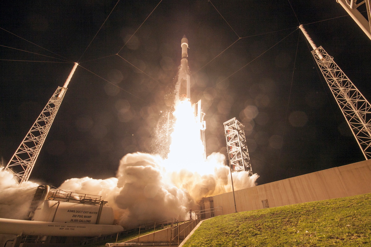 An Atlas V 421 rocket launched the Morelos-3 mission for Mexico&rsquo;s Secretaria de Comunicaciones y Transportes on Oct. 2, 2015, from Cape Canaveral Air Force Station, Florida.