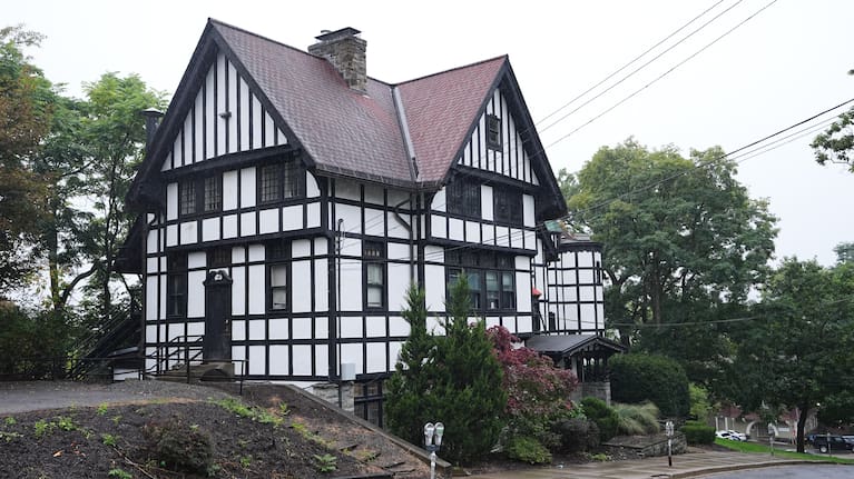 The Chi Phi fraternity house at Cornell University in Ithaca, NY.