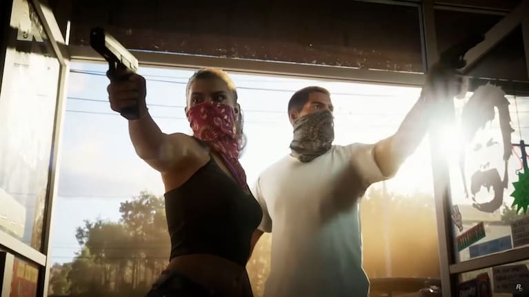A still from the Grand Theft Auto 6 trailer.