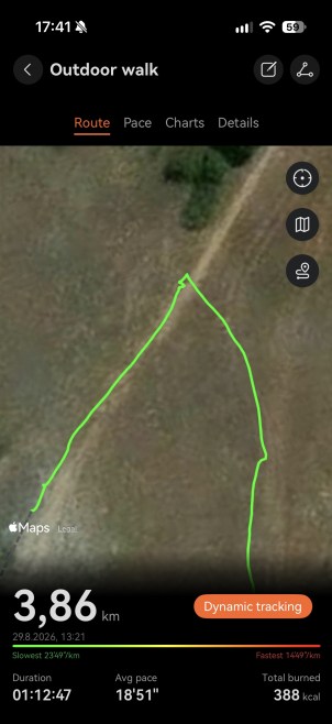 Watch GT 7 Pro is able to map sharp cornering and subtle route adjustments
