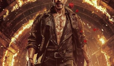 Shah Rukh Khan Unveils Fiery 'King' Poster: Guns, Roses, and Bollywood Romance