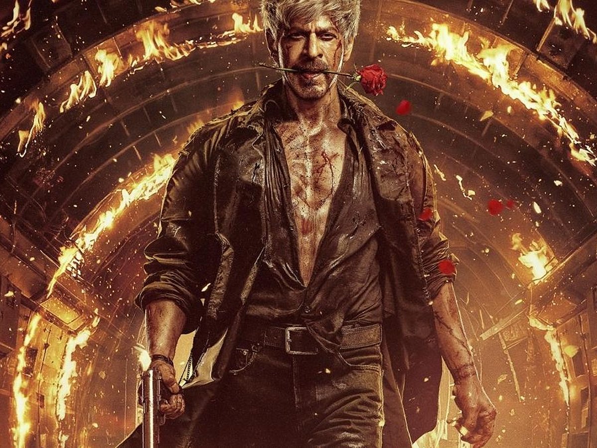 Shah Rukh Khan Unveils Fiery 'King' Poster: Guns, Roses, and Bollywood Romance