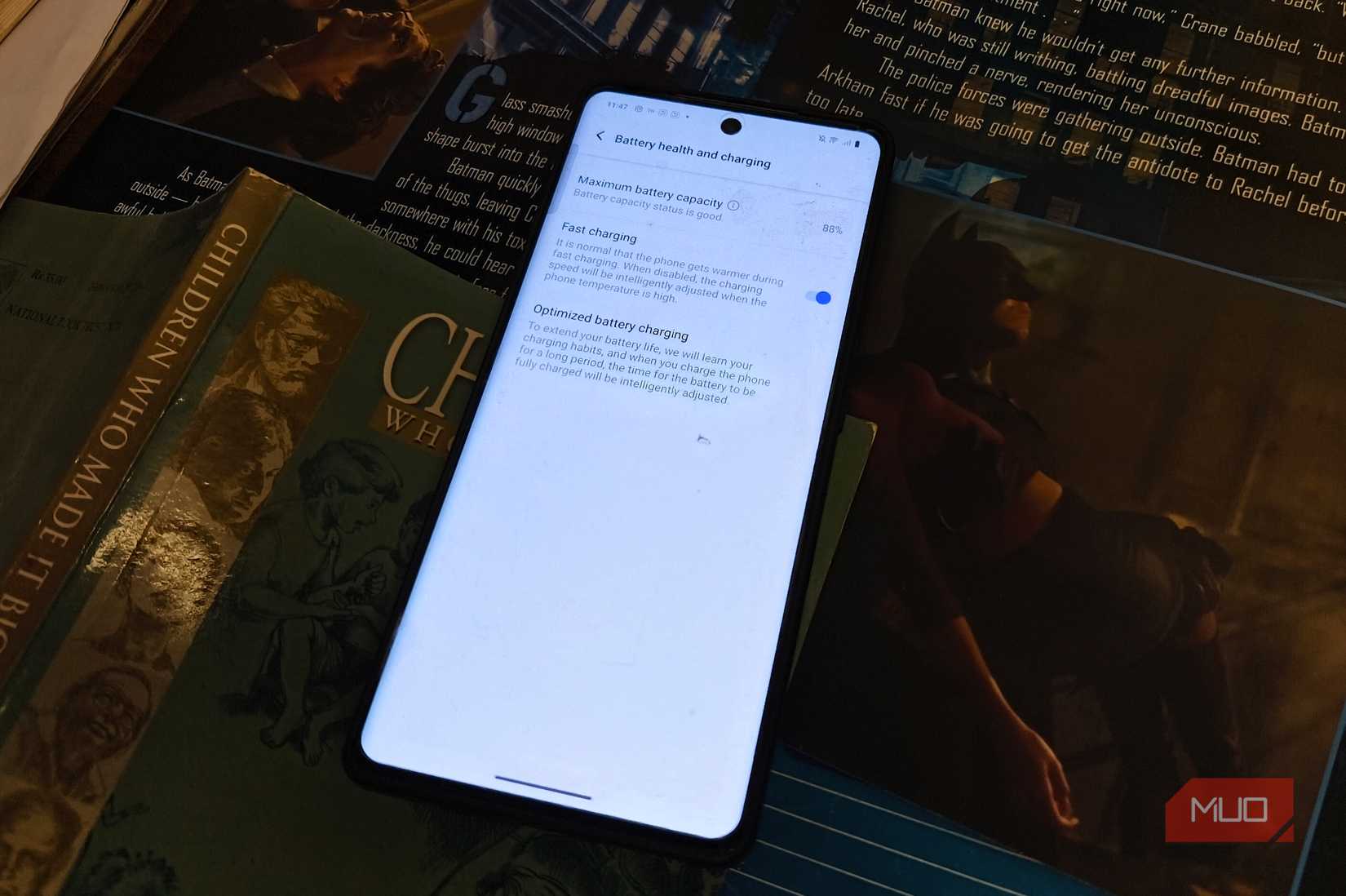 battery health and charging menu on vivo x100