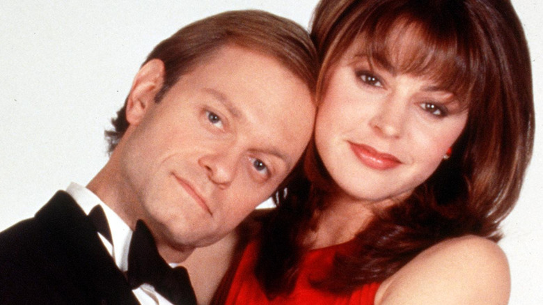 David Hyde Pierce and Jane Leeves in a photo shoot for Frasier