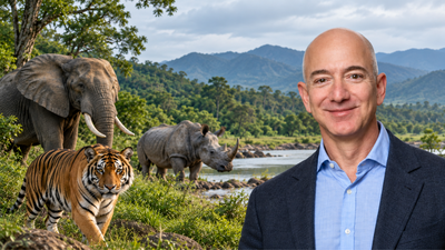 Jeff Bezos' Earth Fund joins eight other conservation groups in $500 million pledge to save world's most endangered species; alliance aims to prevent extinctions