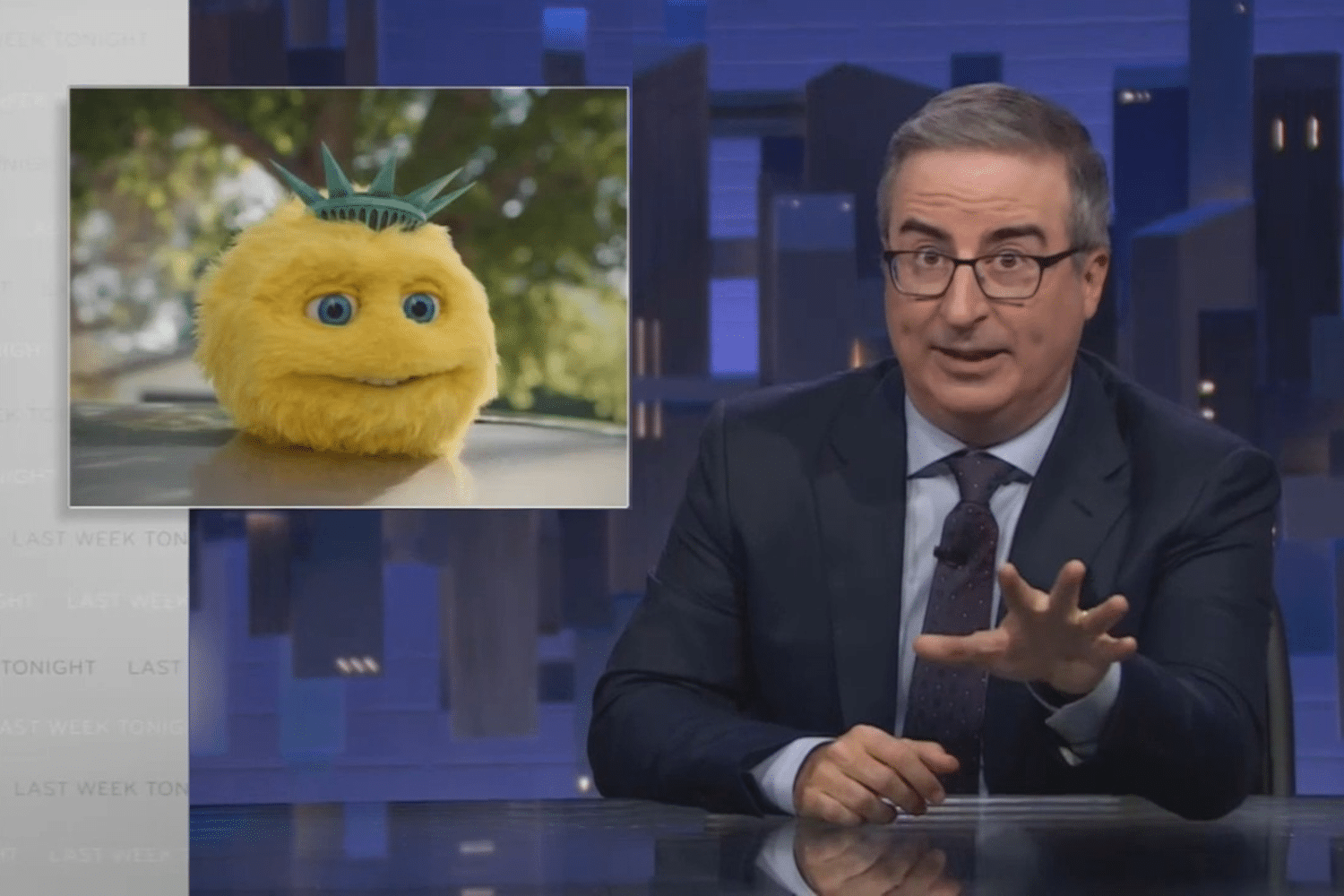 John Oliver Declares War on 'Liberty Biberty'—And Wants the Internet's Help