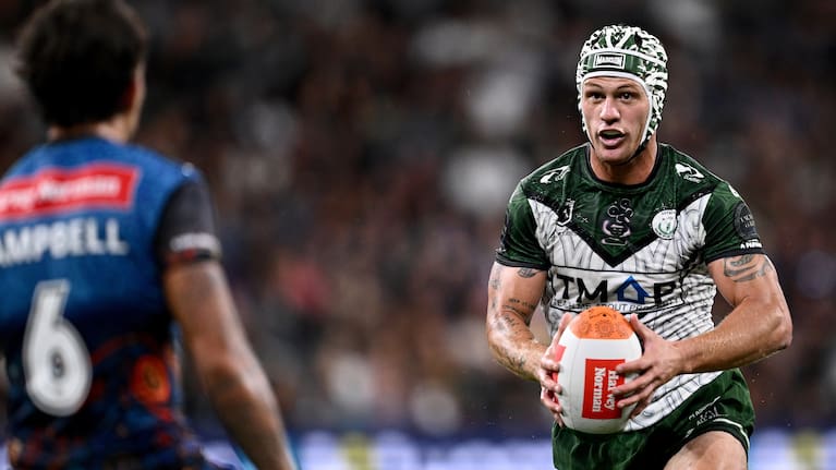Kalyn Ponga playing for the Māori All-Stars in 2025.