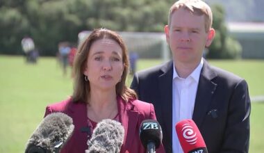 Full video: Labour's Chris Hipkins announces new policy