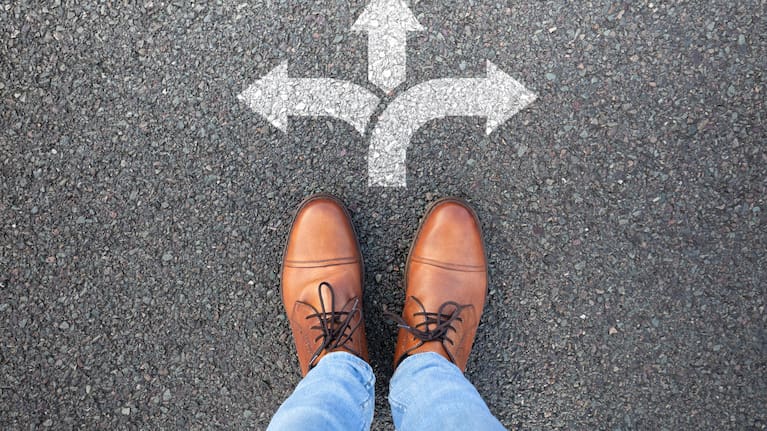 Life directions. Making a big decision. (File photo). 