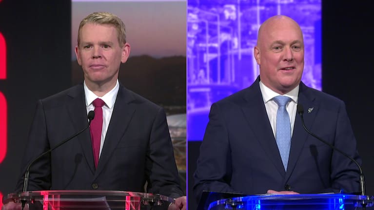 Luxon and Hipkins both ruled out supporting a ban.