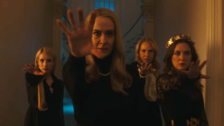 Madison, Fiona, Coco, and Mallory on American Horror Story: 13