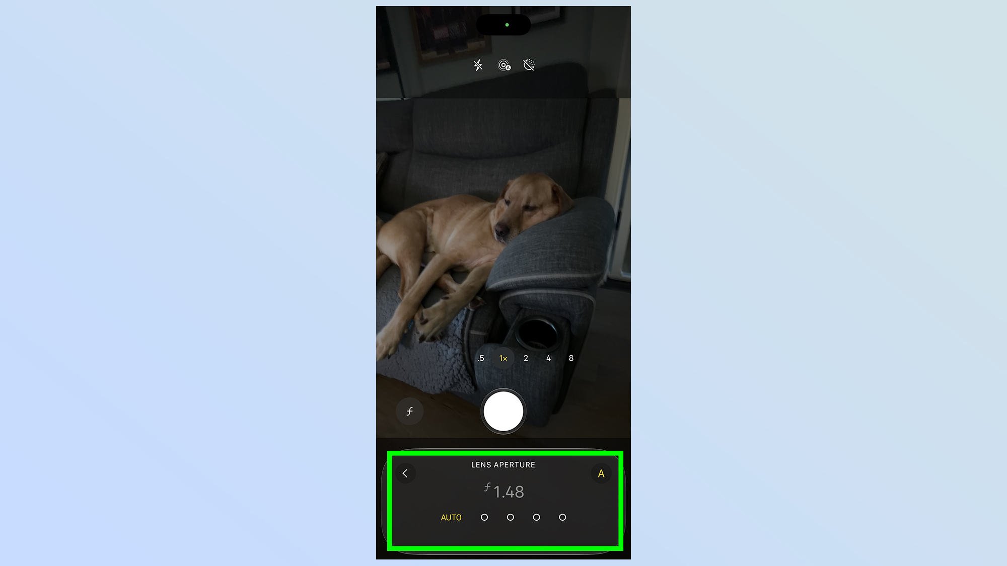 step by step guide on how to use variable aperture on iPhone 18 pro