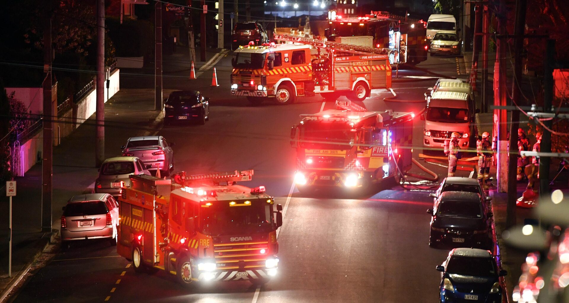 Fire in central Dunedin building suspicious