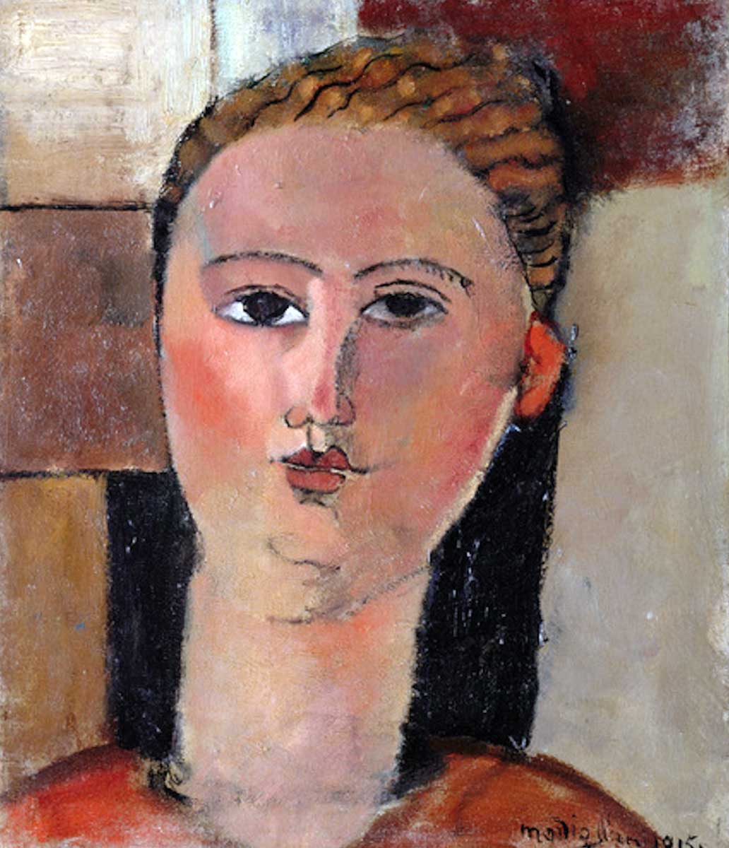 modigliani girl with red hair berthe weill