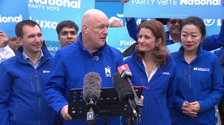 National Party leader Christopher Luxon.