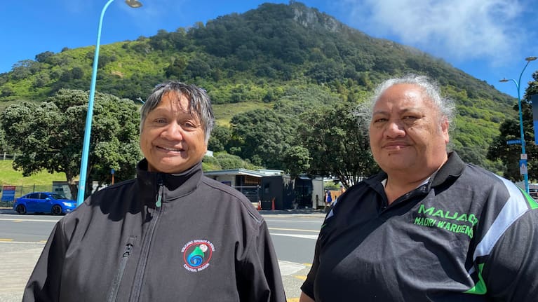 Ngā Wātene Māori o Mauao chair Sophie Te Moni and co-ordinator Katrina Hoko.