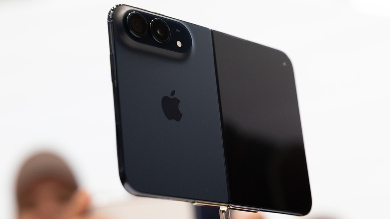 An iPhone Duo display at Cupertino, California