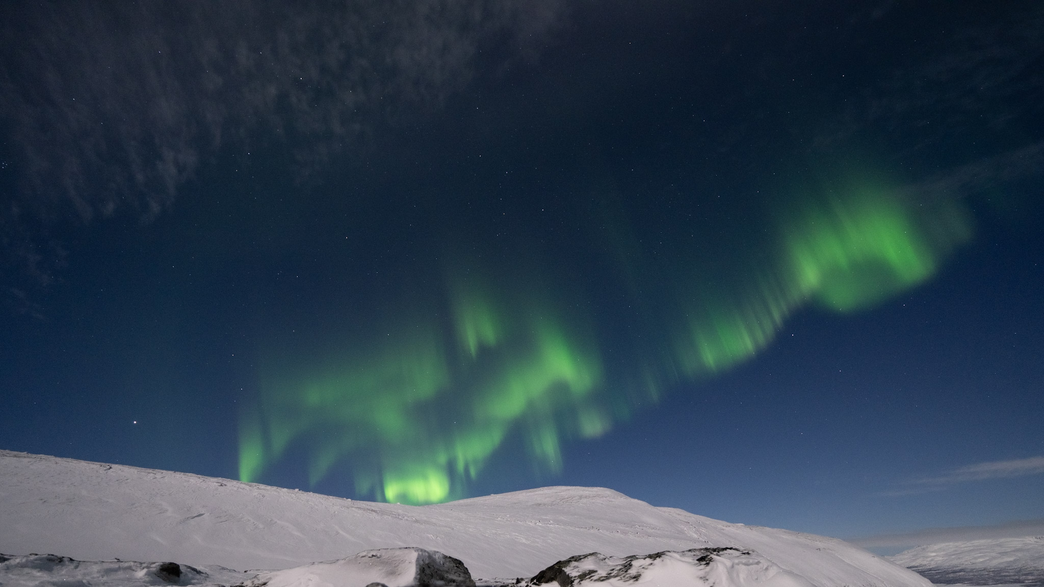 aurora hunting trip in Abisko National Park