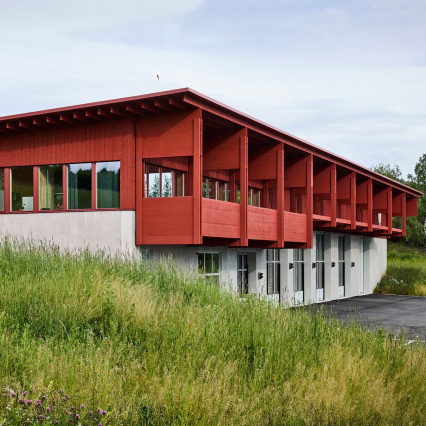 Red fire station