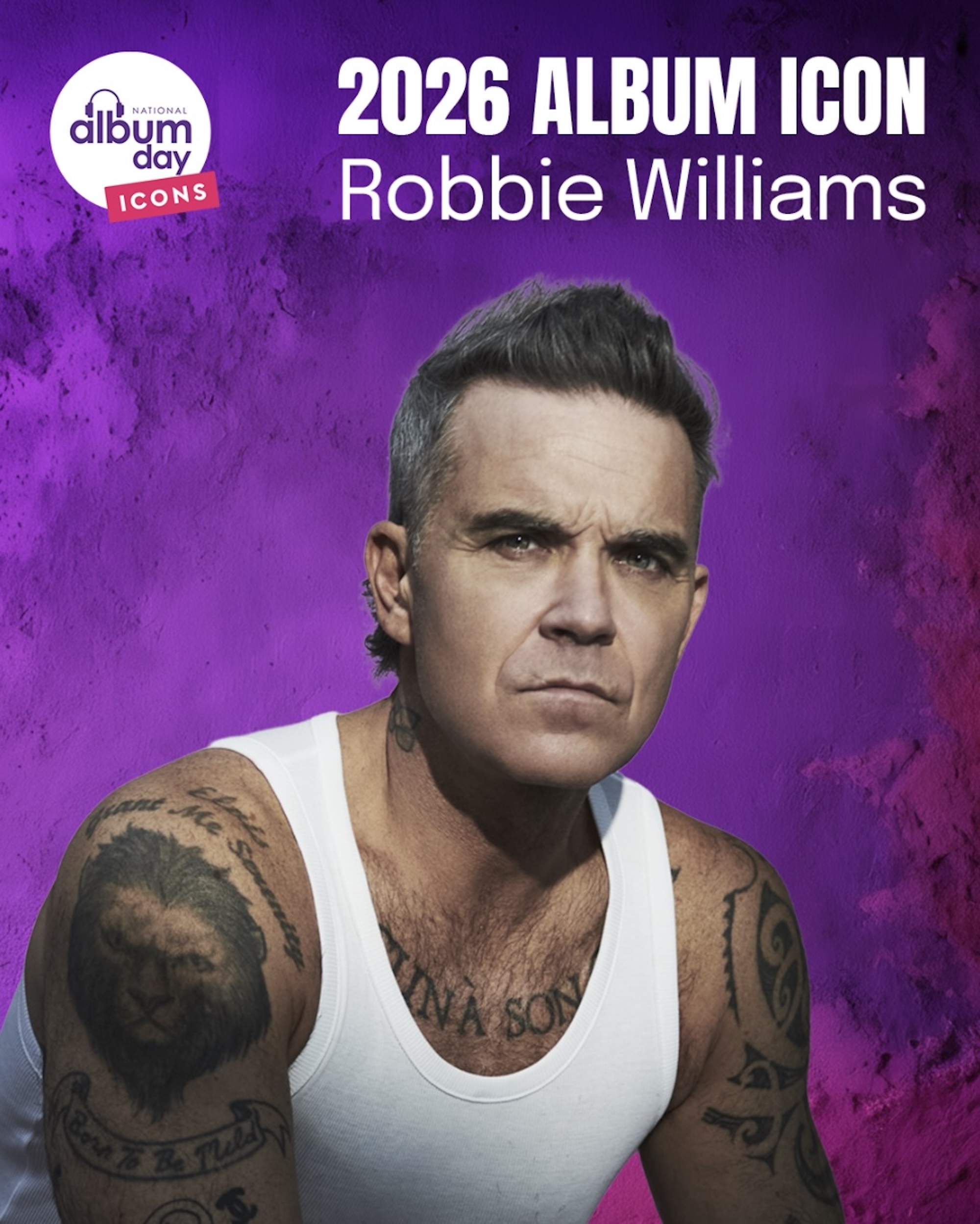 Robbie Williams for National Album Day 2026